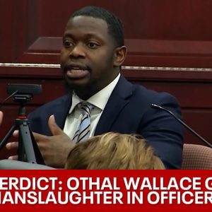 Othal Wallace Verdict: Guilty of manslaughter in Florida officer's death | LiveNOW from FOX
