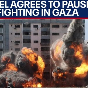 Israel agrees to four-hour pause in Gaza, White House says | LiveNOW from FOX