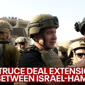 Israel-Hamas war: Truce extended by 2 days, more hostages released amid ceasefire | LiveNOW from FOX