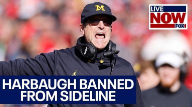 Jim Harbaugh banned by Big Ten, Michigan files restraining order | LiveNOW from FOX