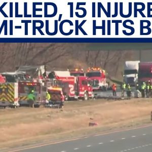 Ohio school bus crash: Semi-truck crashes into charter bus, killing three people | LiveNOW from FOX