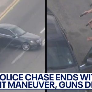 Crazy high-speed chase: Suspect in Mercedes-Benz hits 100+ MPH | LiveNOW from FOX