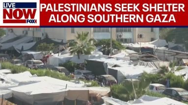 Israel-Hamas war: Displaced Palestinians shelter in tents across Gaza