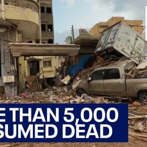Libya flooding: 5,000+ presumed dead, 10,000 more missing | LiveNOW from FOX