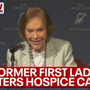 Former first lady Rosalynn Carter, 96, enters hospice care at Georgia home | LiveNOW from FOX