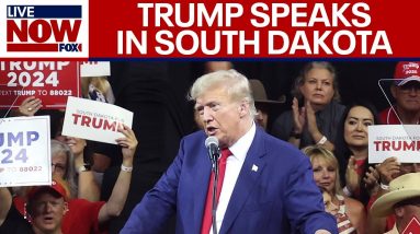 Trump speaks in South Dakota, receives endorsement from Gov. Kristi Noem | LiveNOW from FOX