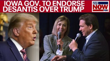 Trump reacts after Iowa Gov Kim Reynolds set to endorse DeSantis for president | LiveNOW from FOX