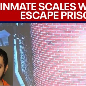 Prison escape: Pennsylvania inmate scales wall, new video released | LiveNOW from FOX