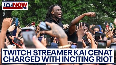 Twitch streamer Kai Cenat charged with inciting riot, police search for more suspects