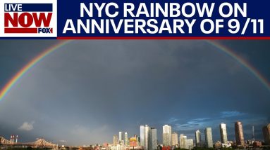 Remembering 9/11: Rainbow forms over NYC on 22nd anniversary of attacks | LiveNOW from FOX