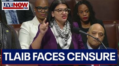 House advances Tlaib censure resolution, Congresswomen gets emotional in defense | LiveNOW from FOX