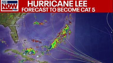 Hurricane Lee intensifies into Category 2, forecast to become Category 5 storm | LiveNOW from FOX