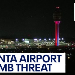 Atlanta airport bomb threat: Passenger gets anonymous AirDrop on Frontier flight | LiveNOW from FOX