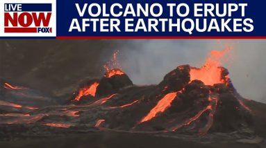Iceland volcano update: Hundreds of earthquakes, volcanic eruption expected | LiveNOW from FOX