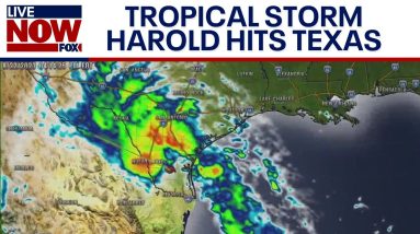 Tropical Storm Harold: Extreme flooding in Texas | LiveNOW from FOX
