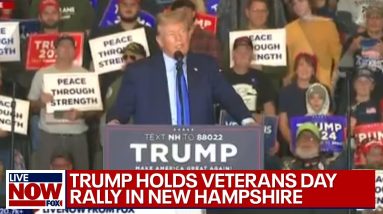 Trump holds Veterans Day rally in New Hampshire | LiveNOW from FOX