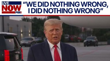 Trump speaks after being booked at Fulton County Jail | LiveNOW from FOX
