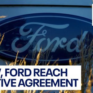 UAW strike: tentative agreement reached with Ford | LiveNOW from FOX