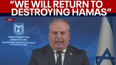 Israel-Hamas ceasefire deal: 'If hostages aren't released, we will destroy Hamas' | LiveNOW from FOX