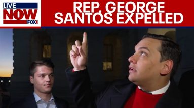 George Santos expelled, lawmakers react after historic vote | LiveNOW from FOX