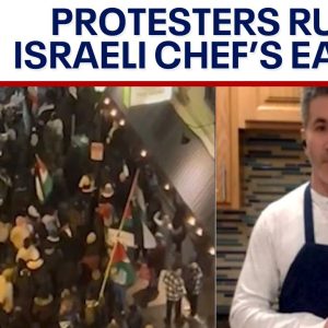 Israel-Hamas war: Protesters shout ceasefire at Jewish Philadelphia restaurant | LiveNOW from FOX
