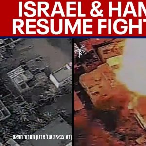 Israel-Hamas war resumes: Airstrikes in Gaza  | LiveNOW from FOX