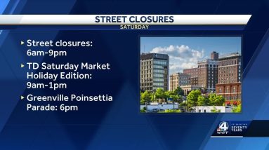 Road closures Saturday for market, parade in Downtown Greenville