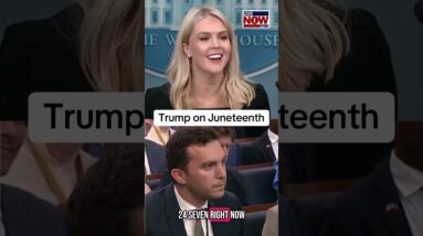 Press Secretary Karoline Leavitt asked if President Trump will commemorate Juneteenth