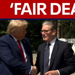 G7 summit: Trump, Starmer announce 'fair' US-UK trade deal | LiveNOW from FOX