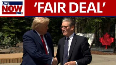 G7 summit: Trump, Starmer announce 'fair' US-UK trade deal | LiveNOW from FOX