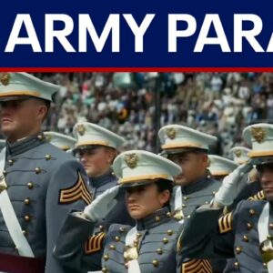 FULL PARADE: US Army 250 year celebration, with fireworks, concert, Trump speech