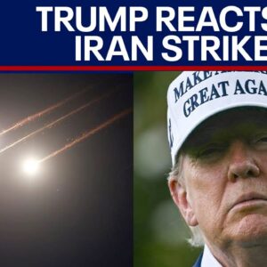 BREAKING: Trump responds to Iran missile strikes at Qatar US airbase