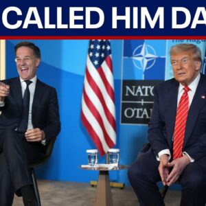 'Daddy' Trump: NATO chief questioned on praise after Iran strikes