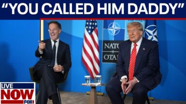 'Daddy' Trump: NATO chief questioned on praise after Iran strikes