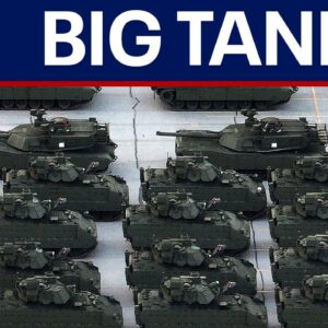 Did tanks damage the roads in DC?