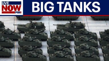 Did tanks damage the roads in DC?