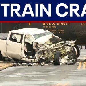 Freight train hits truck in Lansdale, Pennsylvania | LiveNOW from FOX