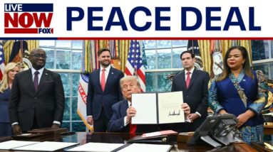 FULL: President Trump speaks on Rwanda, Congo peace deal