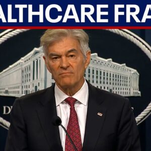 FULL REMARKS: Dr. Oz, DOJ reveal 300+ charged, 96 medical professionals