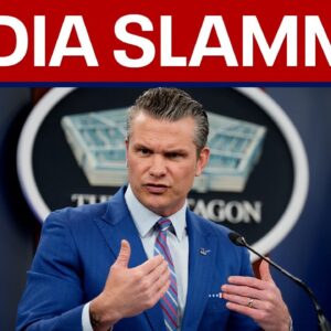 Hegseth attacks media over Iran nuclear site reports "'It's in your DNA"