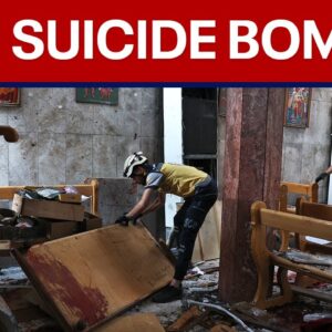 Syria suicide bomber: At least 13 killed at church near Damascus | LiveNOW from FOX
