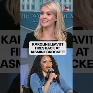 Karoline Leavitt takes a shot at Jasmine Crockett