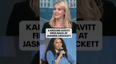 Karoline Leavitt takes a shot at Jasmine Crockett