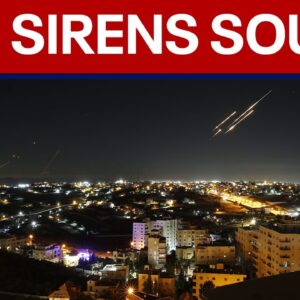 Sirens sound across Israel as Iran fires missiles
