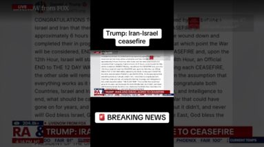 Trump claims ceasefire with Iran and Israel