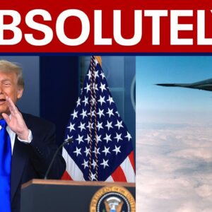 Trump considers bombing Iran again "without a question, absolutely"