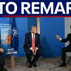 Trump discredits US intelligence report during NATO questions on Iran