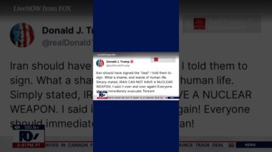 Trump says “everyone should evacuate Tehran immediately!”