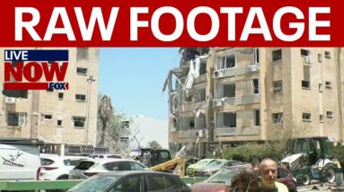 VIDEO: Iran launches missile barrage on main Israeli hospital