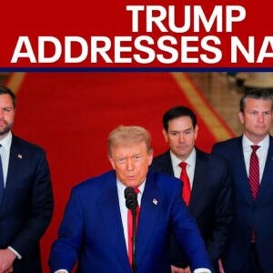 WATCH FULL: Trump addresses nation after US bombs Iran